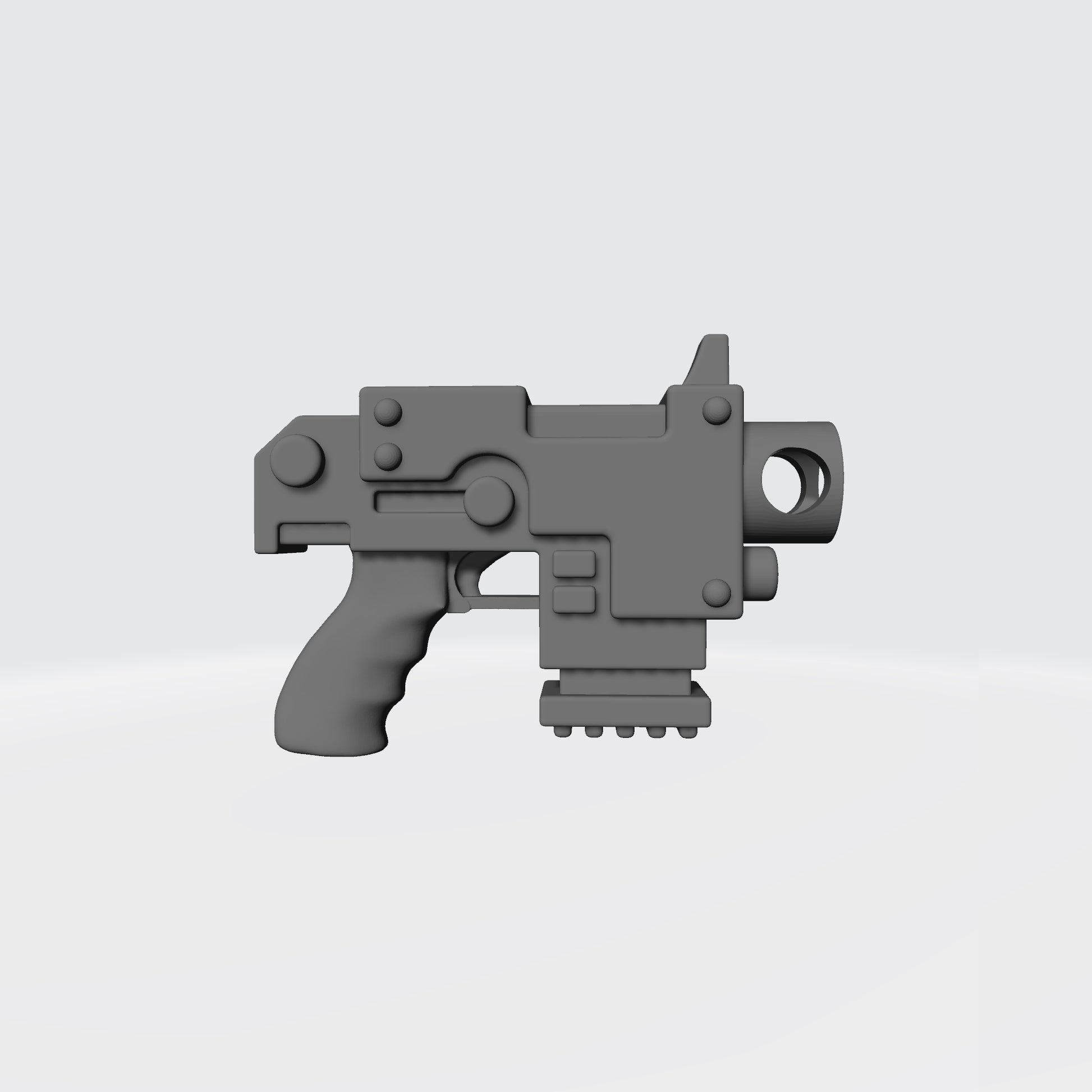 Striker Pistol Deluxe Grip compatible with JoyToy SM2-sized 1:18 scale armored action figures custom resin weapon