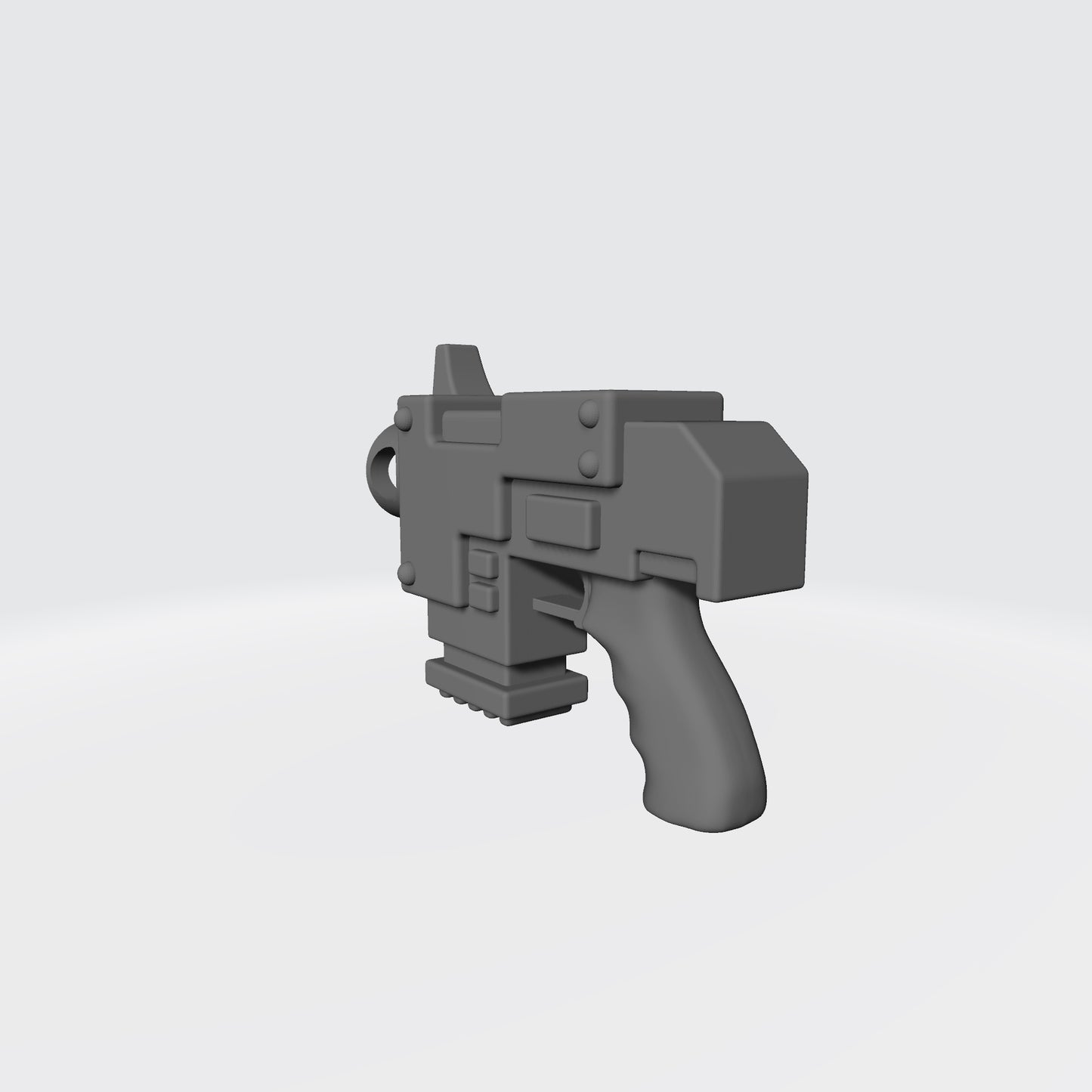 Striker Pistol Deluxe Grip compatible with JoyToy SM2-sized 1:18 scale armored action figures custom resin weapon