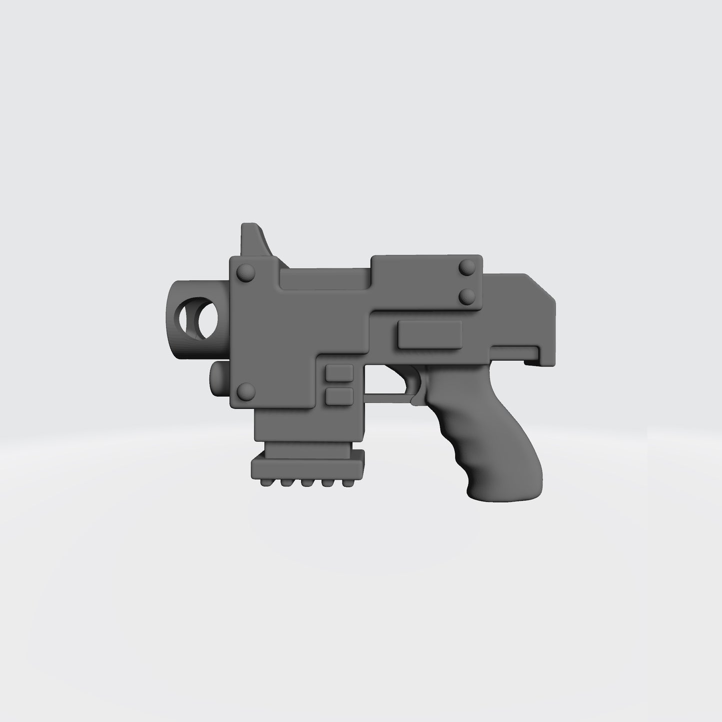 Striker Pistol Deluxe Grip compatible with JoyToy SM2-sized 1:18 scale armored action figures custom resin weapon