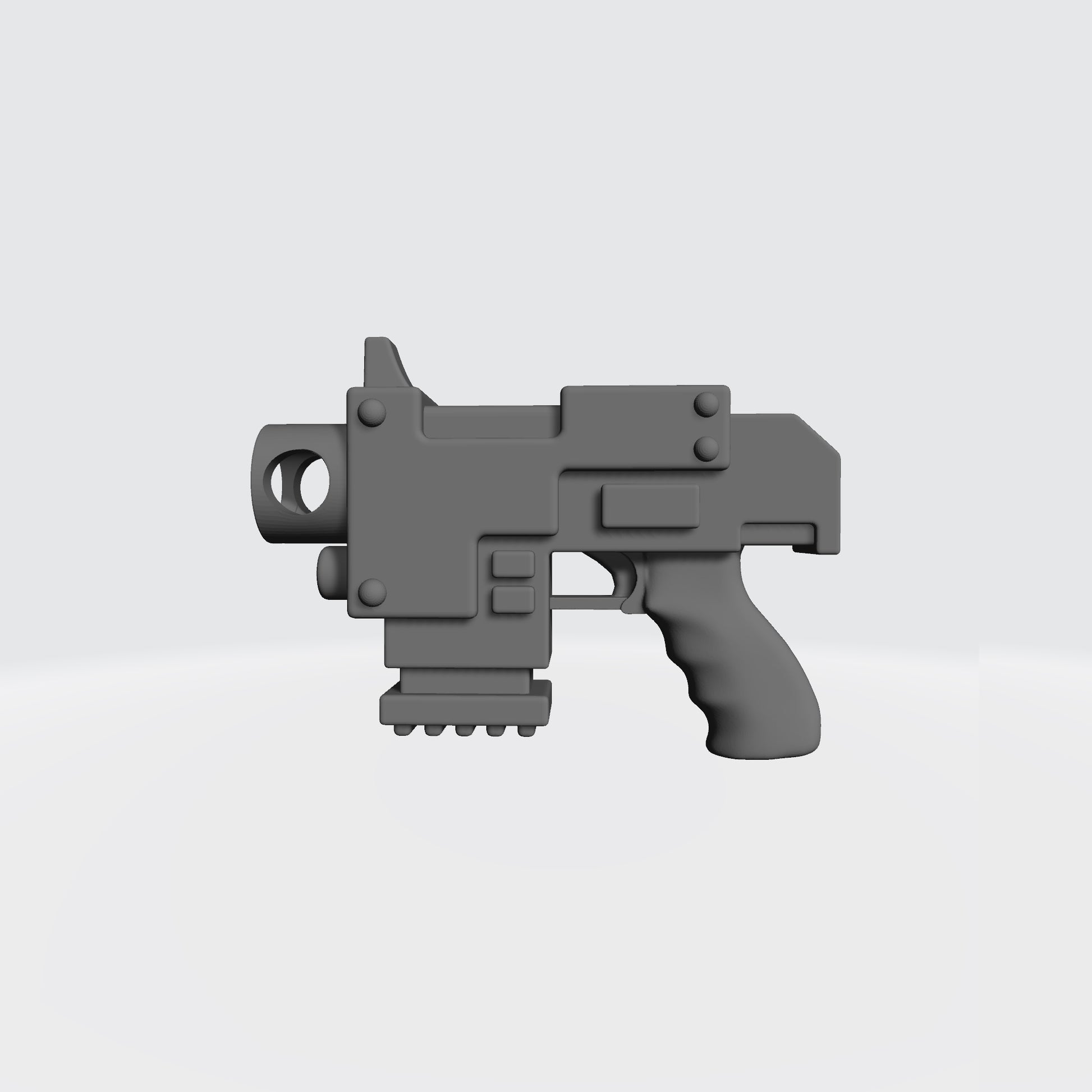 Striker Pistol Deluxe Grip compatible with JoyToy SM2-sized 1:18 scale armored action figures custom resin weapon