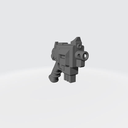 Striker Pistol Type 1 custom resin weapon compatible with JoyToy 1:18 scale armored action figures.