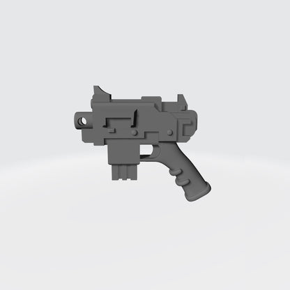 Striker Pistol Type 1 custom resin weapon compatible with JoyToy 1:18 scale armored action figures.