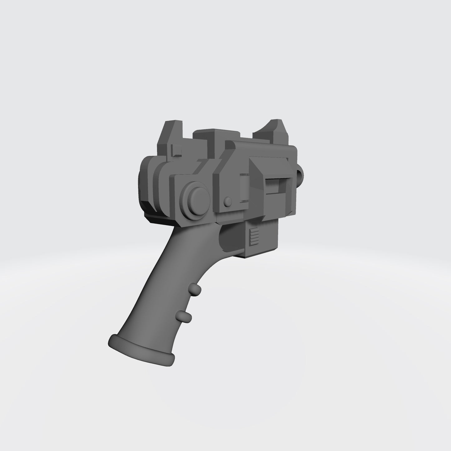 Striker Pistol Type 1 with removable magazine custom resin weapon compatible with JoyToy 1:18 scale armored action figures.