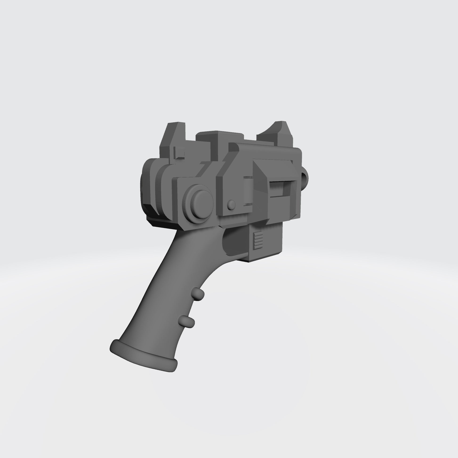 Striker Pistol Type 1 with removable magazine custom resin weapon compatible with JoyToy 1:18 scale armored action figures.