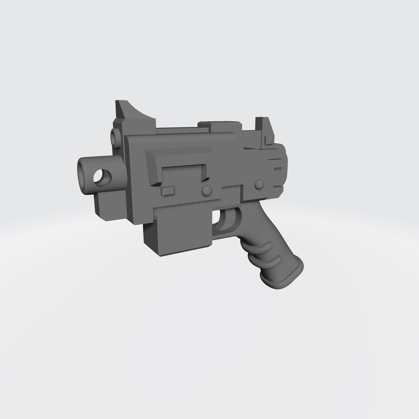 Striker Pistol Type 1 with removable magazine custom resin weapon compatible with JoyToy 1:18 scale armored action figures.
