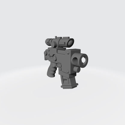 Striker Pistol with Optic compatible with JoyToy 1:18 scale armored action figures