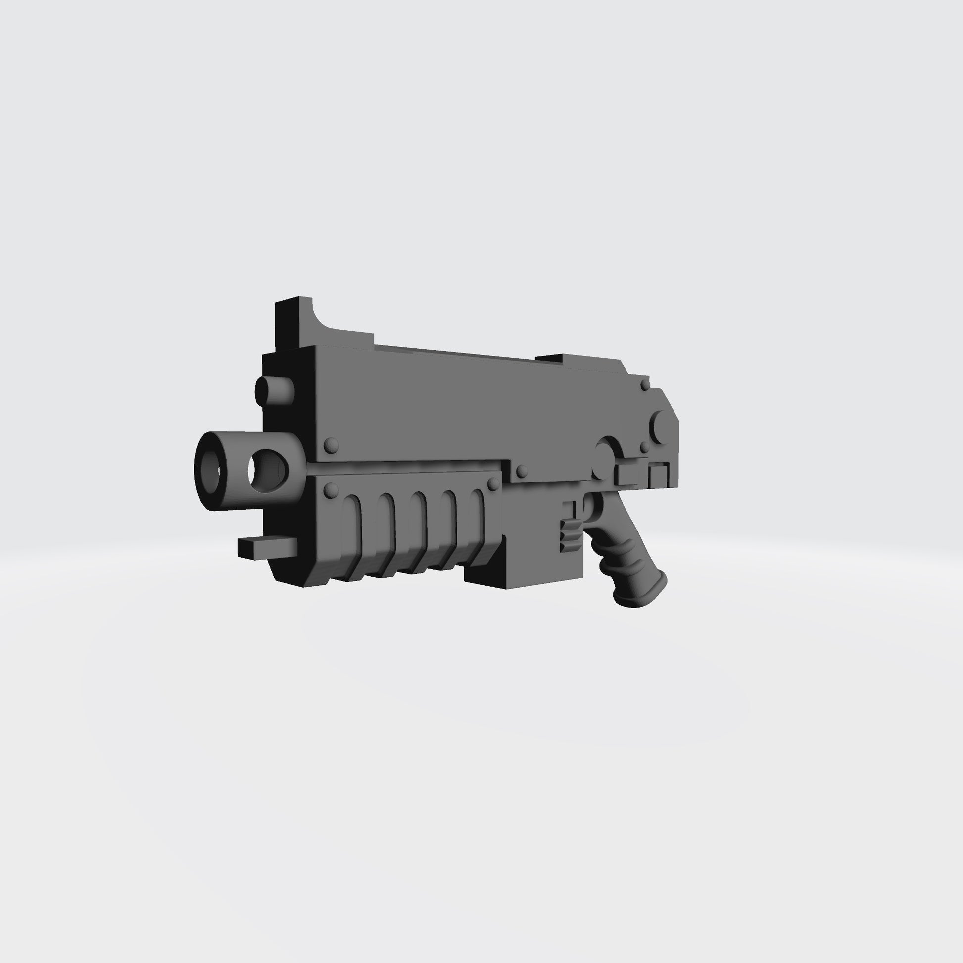 Striker Rifle with removable curved magazine compatible with JoyToy 1:18 scale armored action figures
