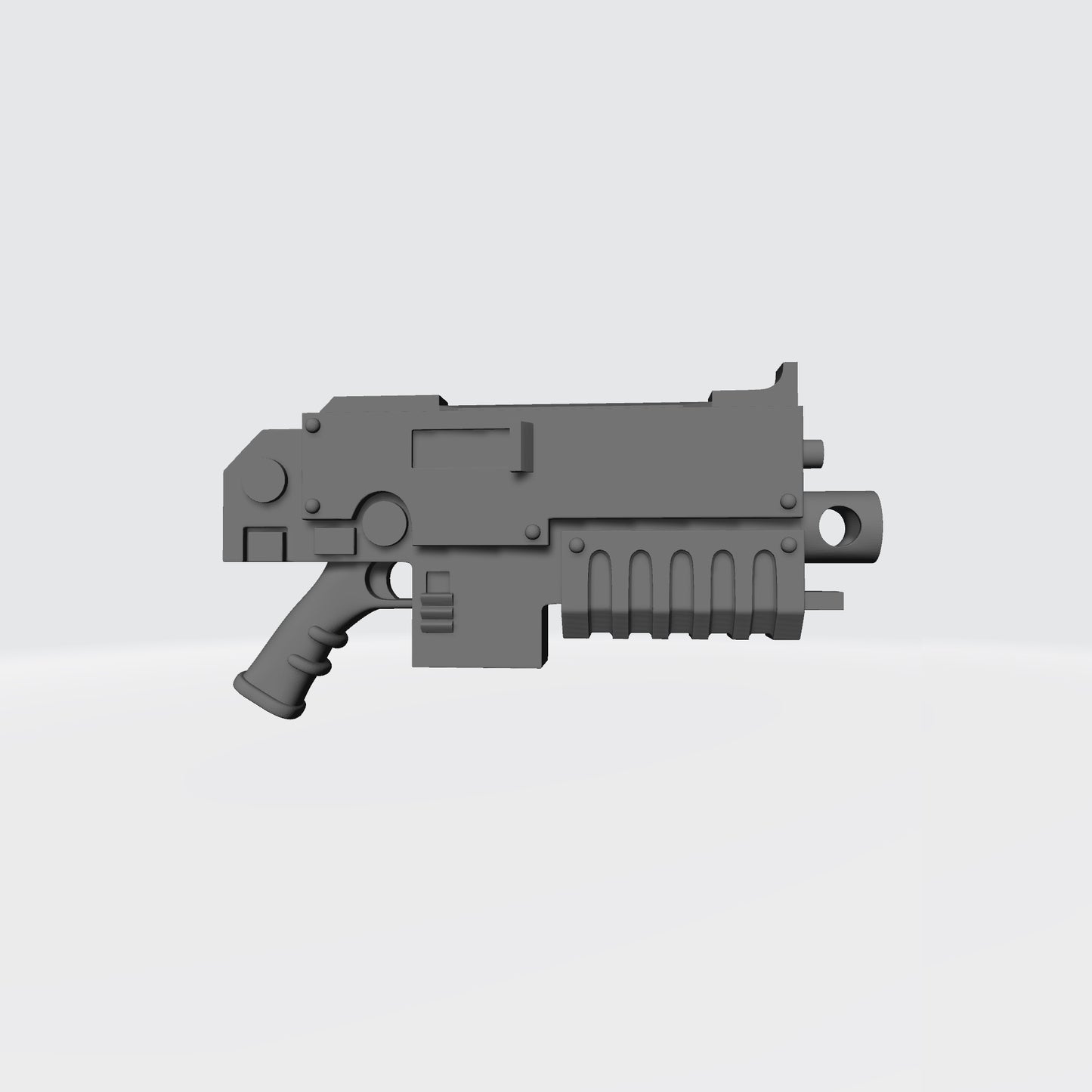 Striker Rifle with removable curved magazine compatible with JoyToy 1:18 scale armored action figures