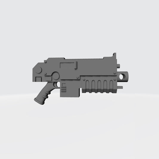 Striker Rifle with removable curved magazine compatible with JoyToy 1:18 scale armored action figures