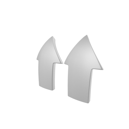 Two Tactical Arrow knee pad decals in custom resin compatible with JoyToy 1:18 scale armored action figures.
