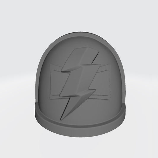 Tempest Legion Type 4 V1 resin shoulder pad for 1:18 Scale Grimdark Armored Soldier Upgrades compatible with JoyToy action figures