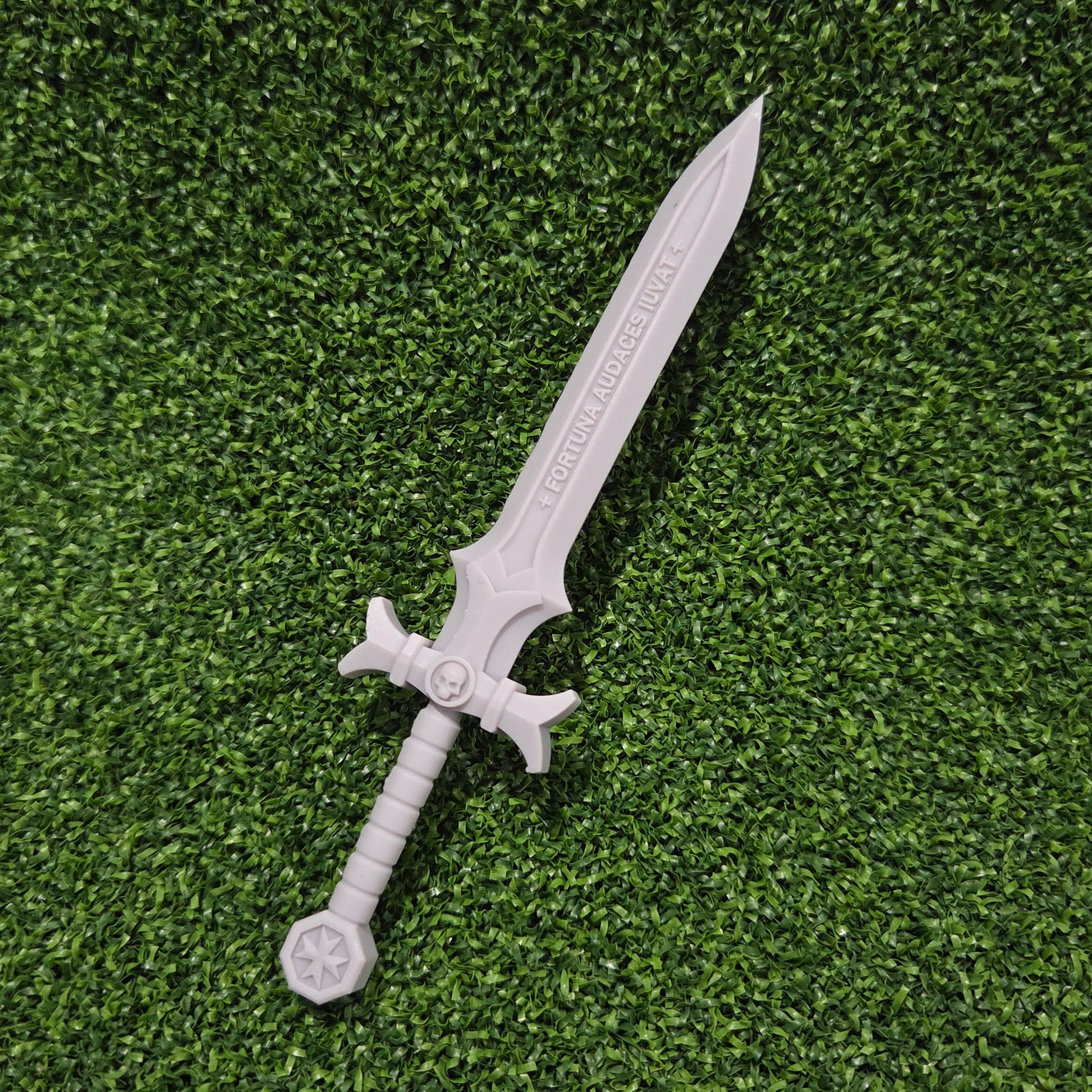 Templar Warrior Order Power Sword V2 resin close combat weapon compatible with JoyToy 1:18 scale armored action figures.