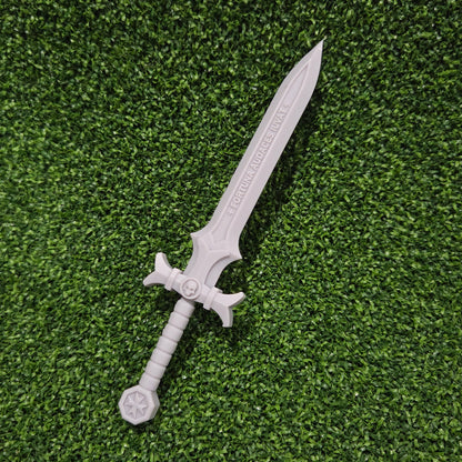 Templar Warrior Order Power Sword V2 resin close combat weapon compatible with JoyToy 1:18 scale armored action figures.