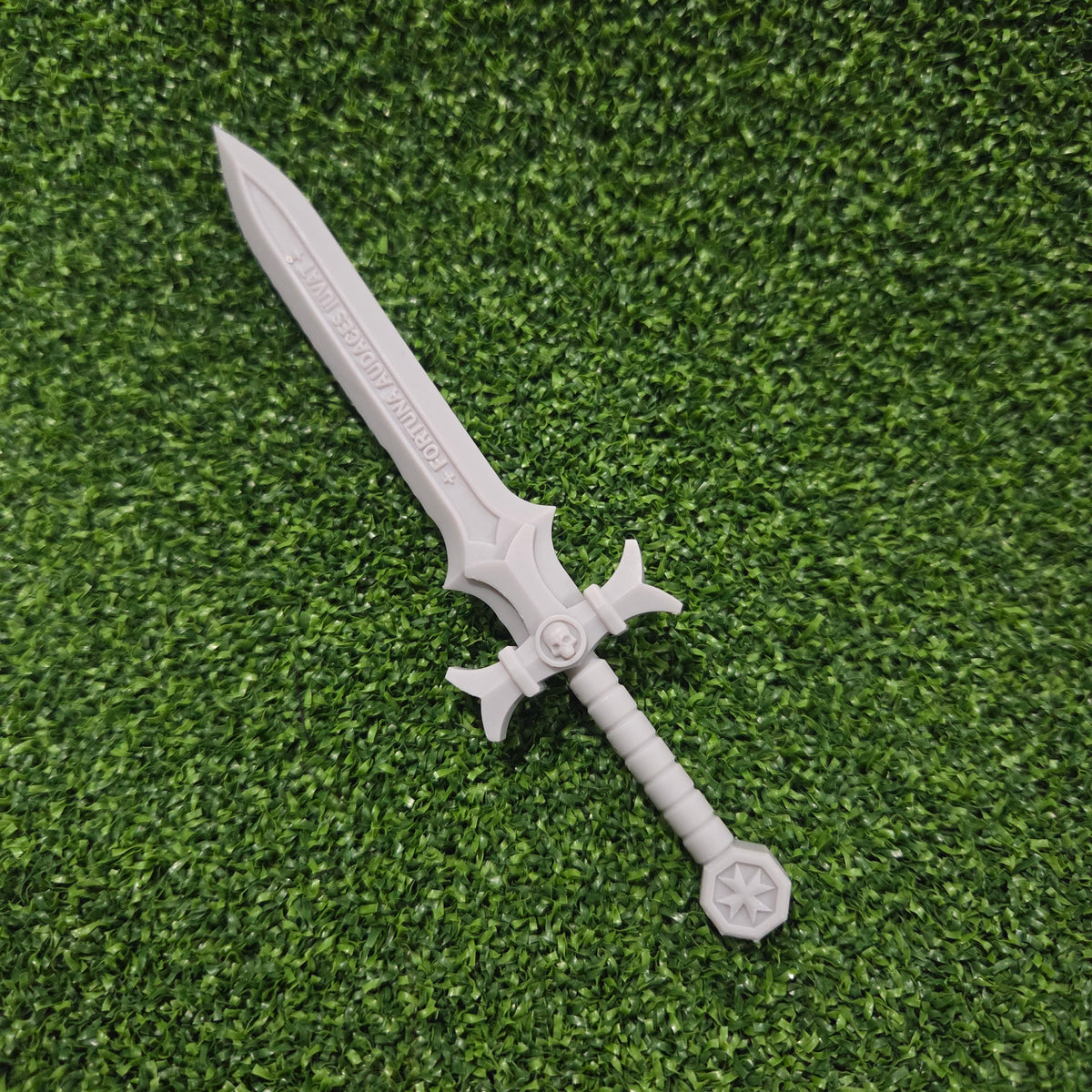 Templar Warrior Order Power Sword V2 resin close combat weapon compatible with JoyToy 1:18 scale armored action figures.