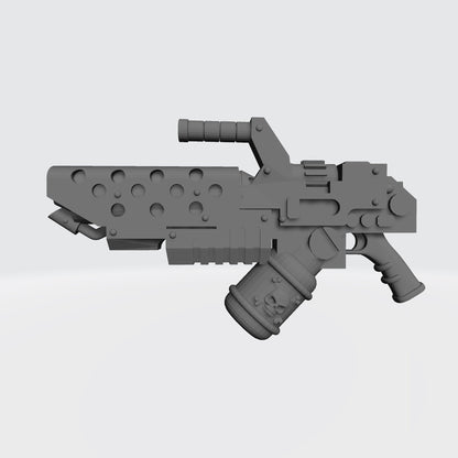 Templar Warrior Order Pyreblaster Heavy Weapon compatible with JoyToy 1:18 scale armored action figures