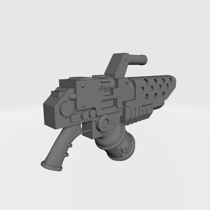 Templar Warrior Order Pyreblaster Heavy Weapon compatible with JoyToy 1:18 scale armored action figures