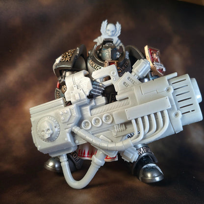 Terminator Heavy Energy Cannon V2 custom resin weapon compatible with JoyToy 1:18 scale Terminator action figures