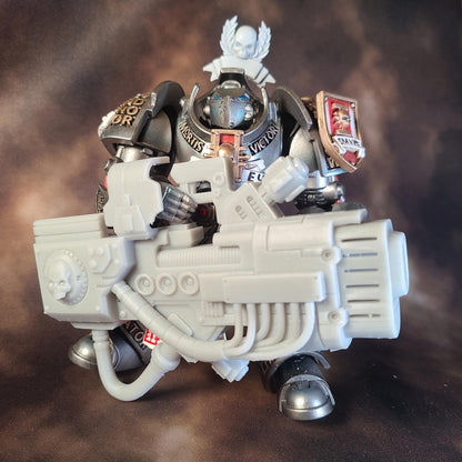 Terminator Heavy Energy Cannon V2 custom resin weapon compatible with JoyToy 1:18 scale Terminator action figures