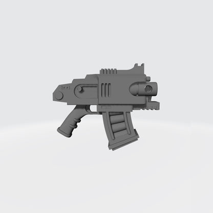 Heavy Thunderstrike Twin Barrel Battle Gun compatible with JoyToy 1:18 scale armored action figures custom resin weapon