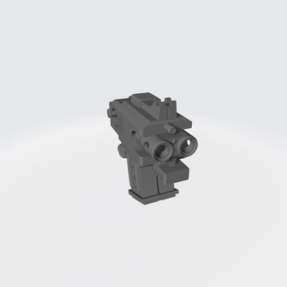 Heavy Thunderstrike Twin Barrel Battle Gun compatible with JoyToy 1:18 scale armored action figures custom resin weapon