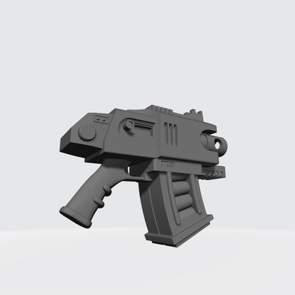 Thunderstrike twin barrel battle gun compatible with JoyToy Terminator 1:18 scale armored action figures custom resin weapon