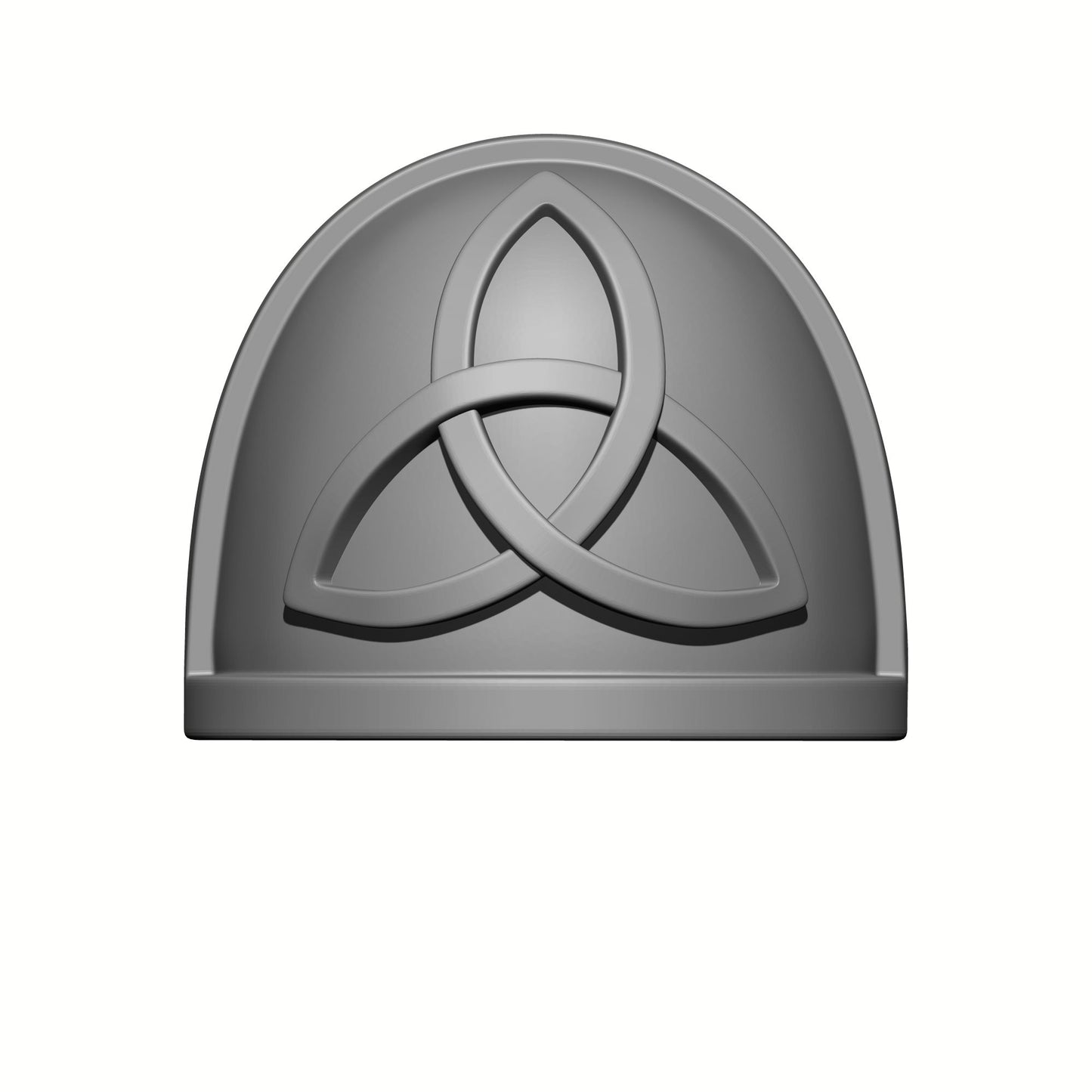 Triquetra Pattern Type 4 V1 resin shoulder pad for 1:18 Scale Grimdark Armored Soldier Upgrades compatible with JoyToy action figures