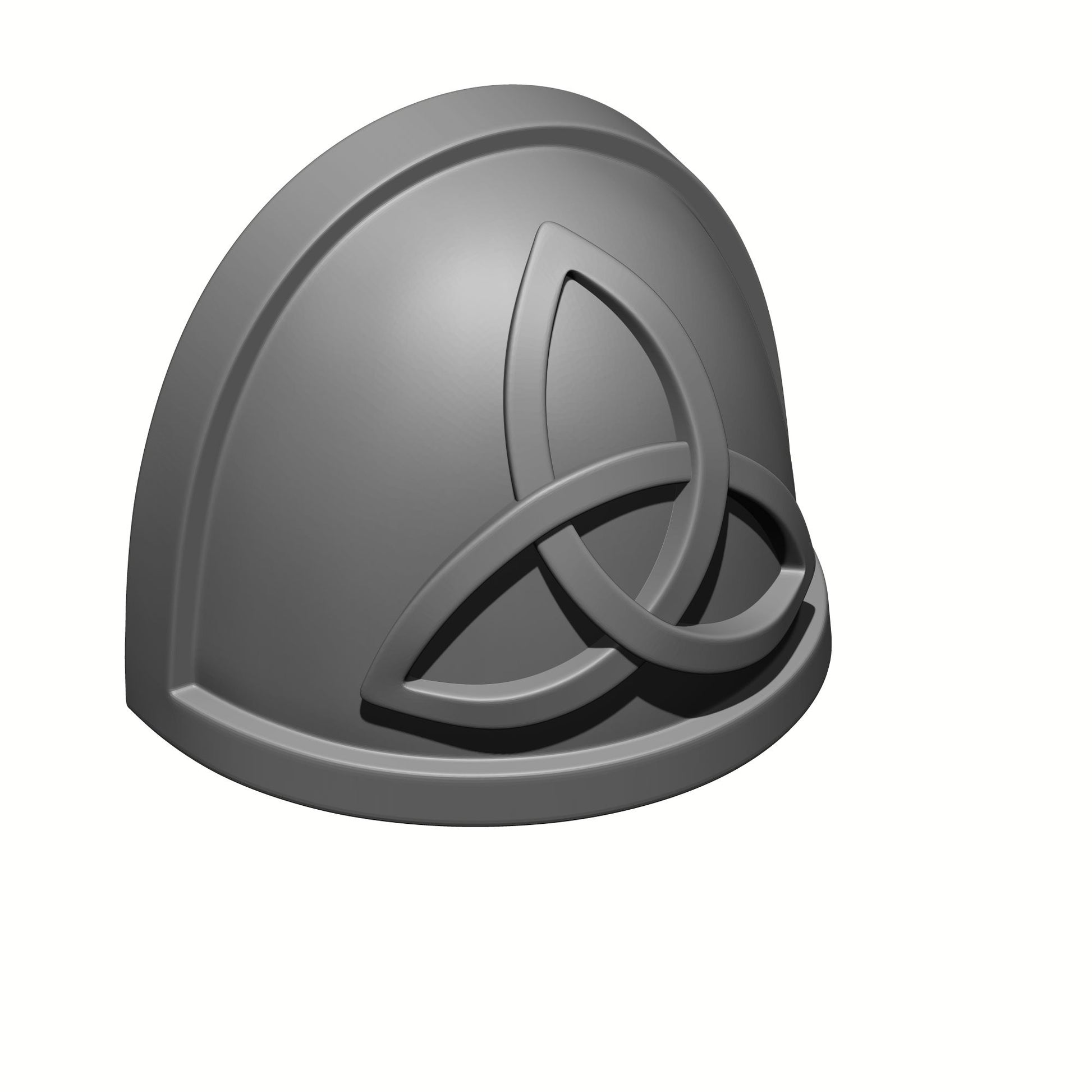 Triquetra Pattern Type 4 V1 resin shoulder pad for 1:18 Scale Grimdark Armored Soldier Upgrades compatible with JoyToy action figures