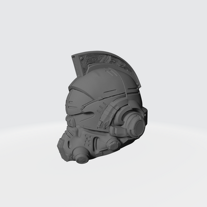 Type 10 Iron Scout V1 Helmet custom resin helmet designed to fit JoyToy 1:18 scale armored action figures.