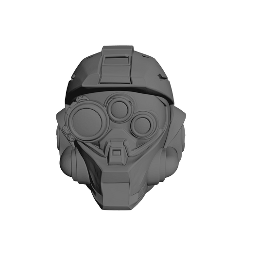 Type 11 Night Assault V2 Helmet custom resin helmet designed to fit JoyToy 1:18 scale armored action figures.