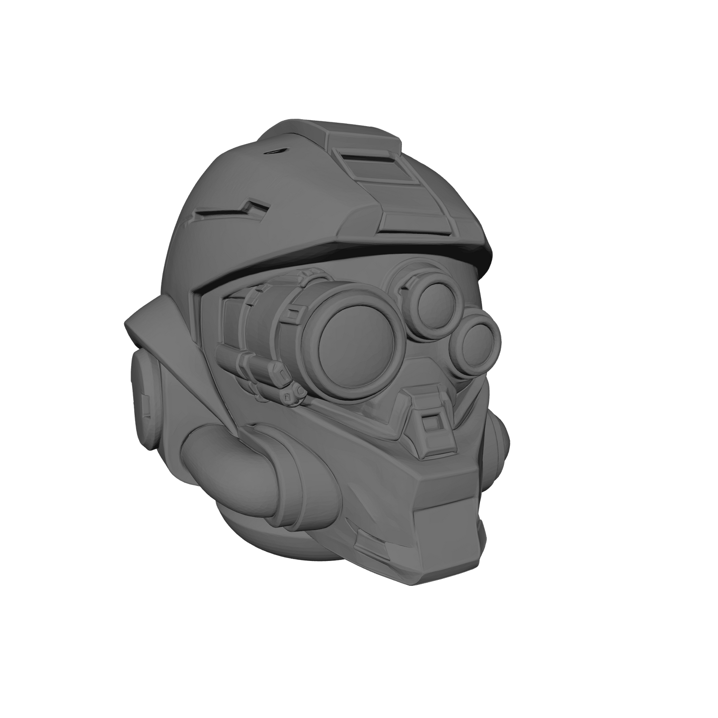 Type 11 Night Assault V2 Helmet custom resin helmet designed to fit JoyToy 1:18 scale armored action figures.