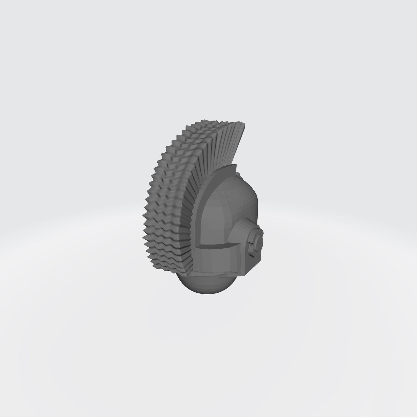 Ultra Warrior Plumed Spartan Helmet compatible with JoyToy 1:18 scale armored action figures