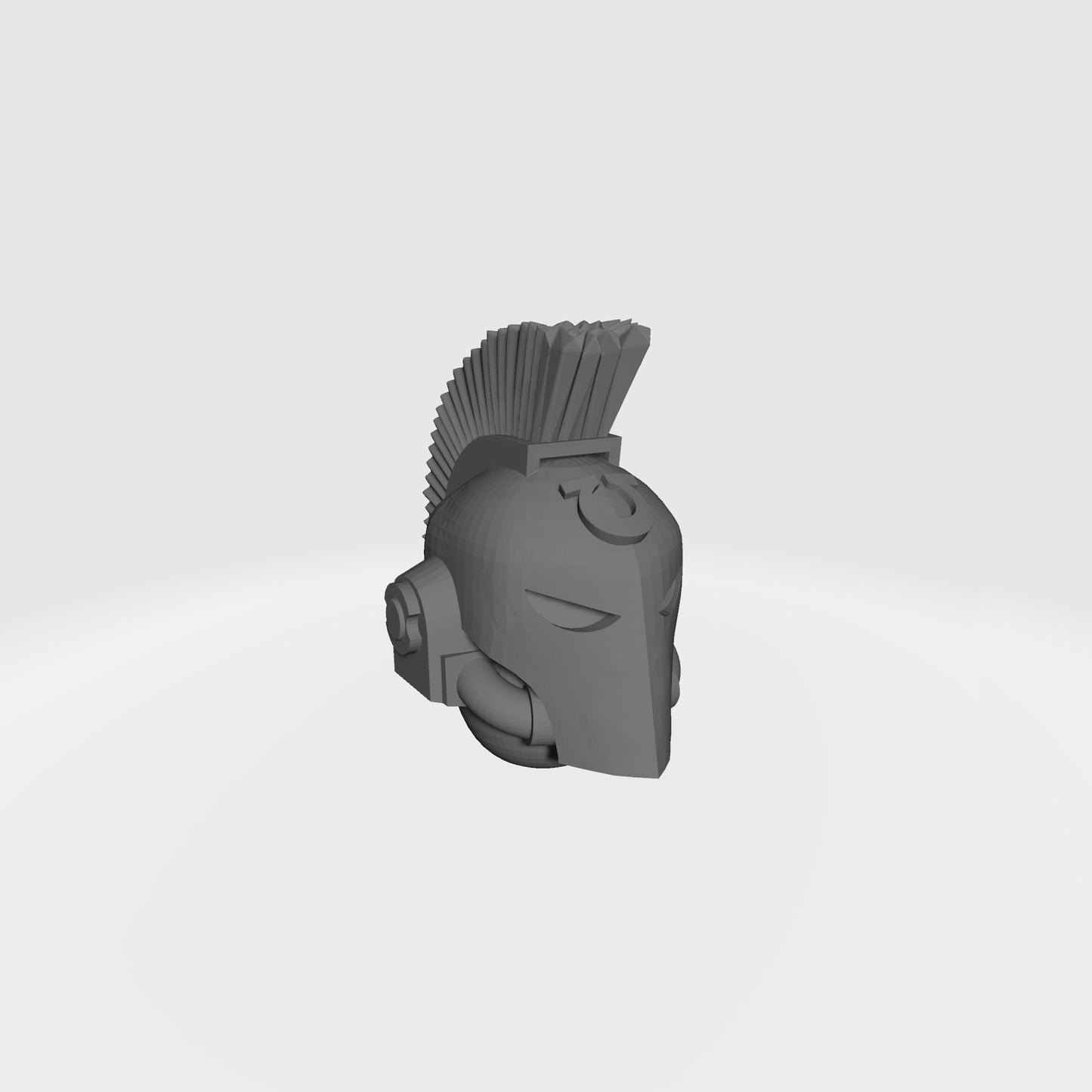 Ultra Warrior Plumed Spartan Helmet compatible with JoyToy 1:18 scale armored action figures