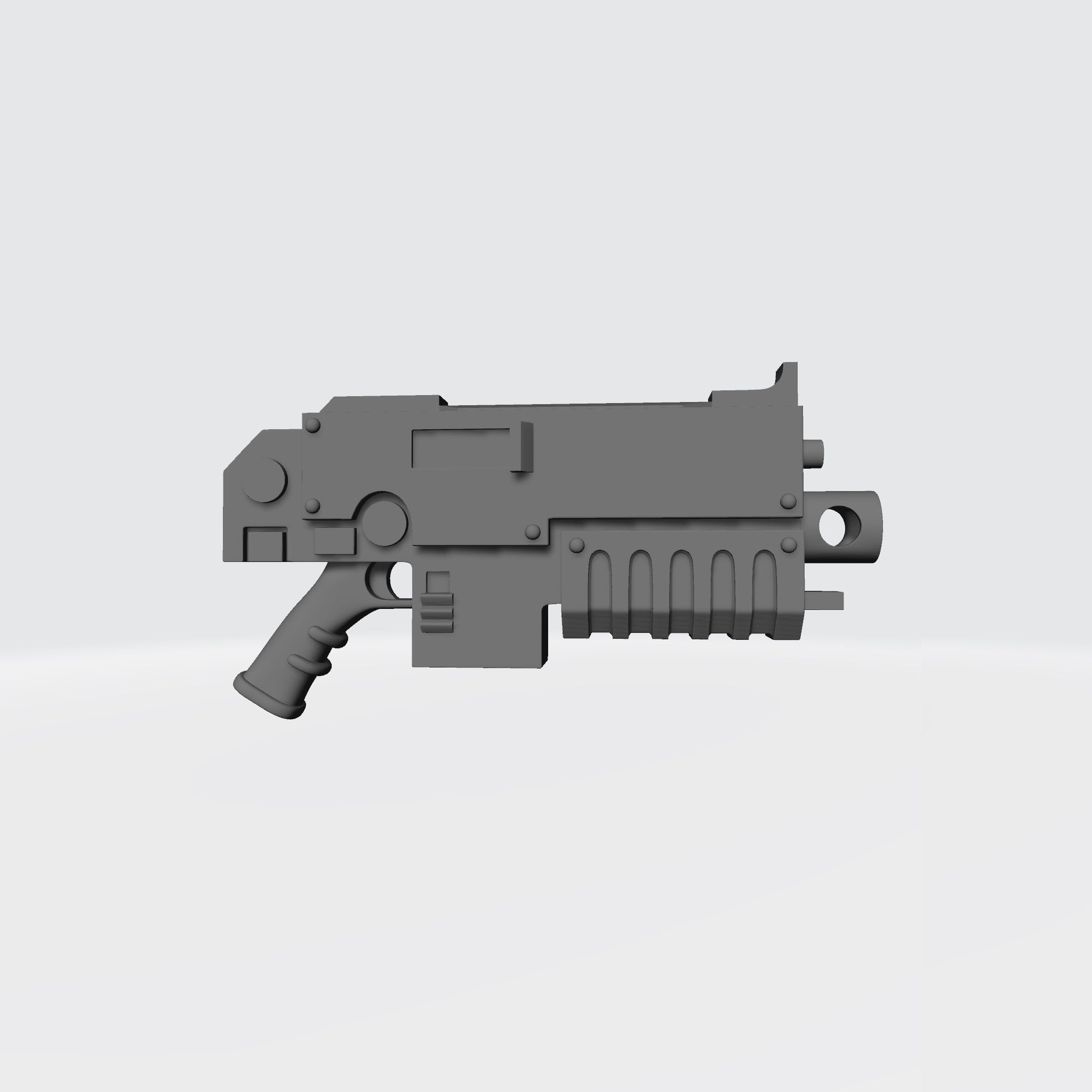 Veteran Striker Combat Rifle with removable magazine custom resin weapon compatible with JoyToy 1:18 scale armored action figures.