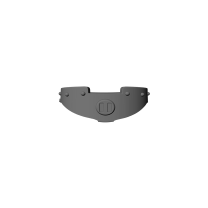 Veteran Warrior Gorget Armor with Grill and Rivets custom resin neck armor compatible with JoyToy 1:18 scale armored action figures.