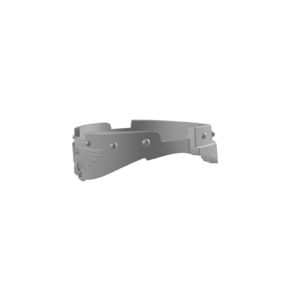 Veteran Warrior gorget with eagle and rivets compatible with JoyToy 1:18 scale armored action figures custom resin neck armor