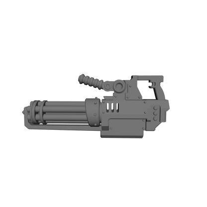 Veteran Warrior Heavy Assault Cannon Rotary compatible with JoyToy 1:18 scale armored action figures custom resin weapon