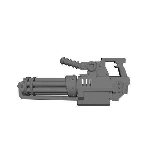 Veteran Warrior Heavy Assault Cannon Rotary compatible with JoyToy 1:18 scale armored action figures custom resin weapon