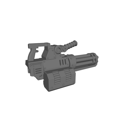Veteran Warrior Heavy Assault Cannon Rotary compatible with JoyToy 1:18 scale armored action figures custom resin weapon