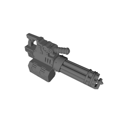 Veteran Warrior Heavy Assault Cannon Rotary compatible with JoyToy 1:18 scale armored action figures custom resin weapon