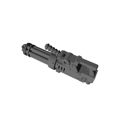 Veteran Warrior Heavy Assault Cannon Rotary compatible with JoyToy 1:18 scale armored action figures custom resin weapon
