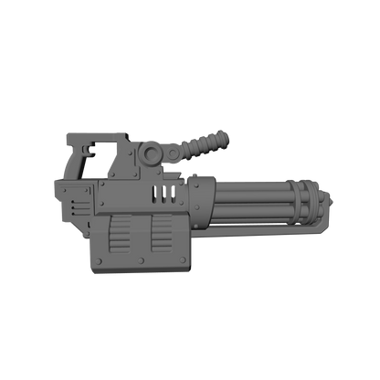 Veteran Warrior Heavy Assault Cannon Rotary compatible with JoyToy 1:18 scale armored action figures custom resin weapon