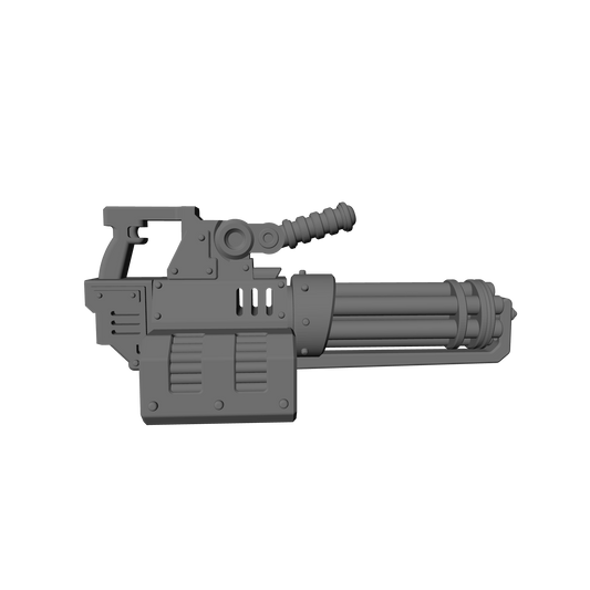 Veteran Warrior Heavy Assault Cannon Rotary compatible with JoyToy 1:18 scale armored action figures custom resin weapon