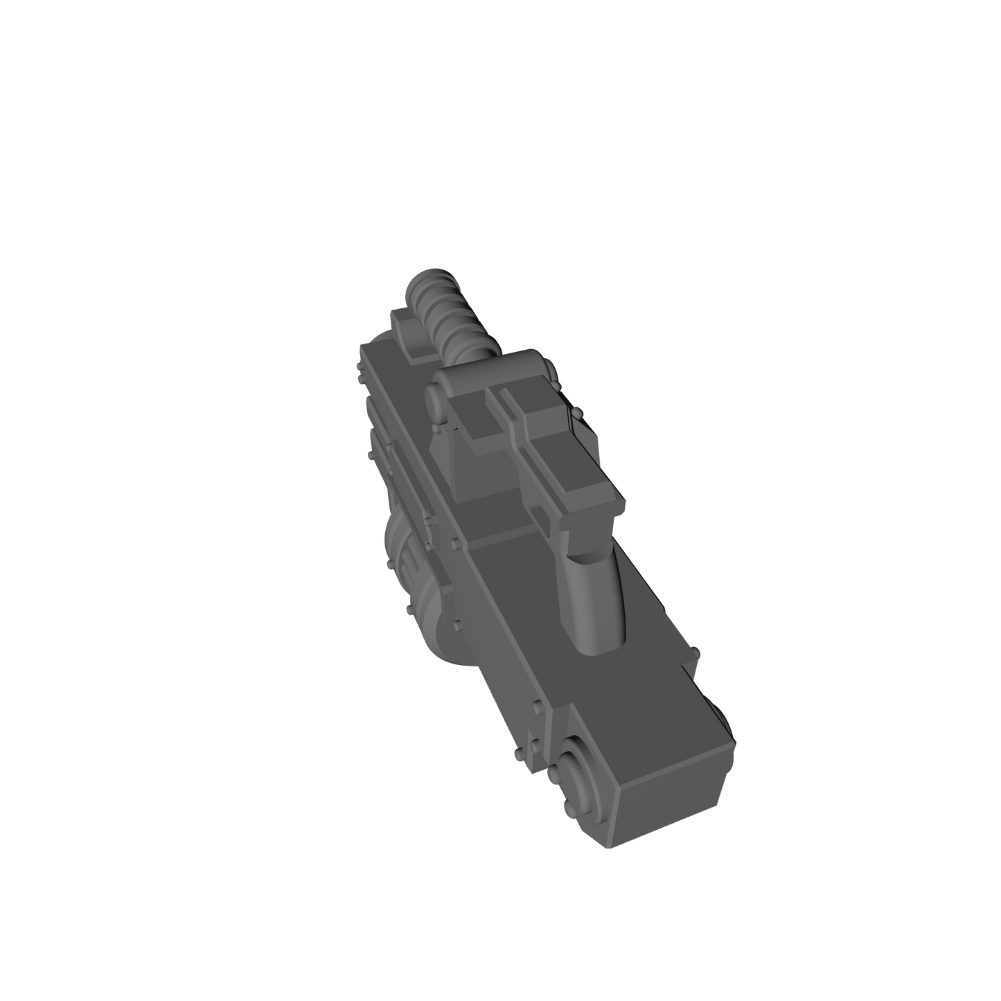 Veteran Warrior Heavy Bolter Type 30 with Drum compatible with JoyToy 1:18 scale armored action figures custom resin weapon