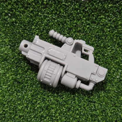 Veteran Warrior Heavy Bolter Type 30 with Drum SM2 compatible with JoyToy 1:18 scale armored action figures custom resin weapon