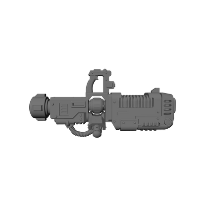 Veteran Warrior Heavy Energy Gun compatible with JoyToy 1:18 scale armored action figures custom resin weapon