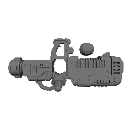 Veteran Warrior Heavy Energy Gun compatible with JoyToy 1:18 scale armored action figures custom resin weapon