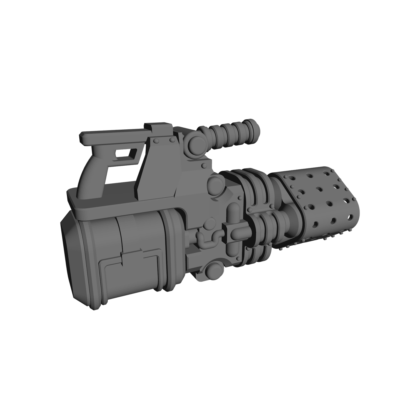 Veteran Warrior Heavy Flamer Type 30 compatible with JoyToy 1:18 scale armored action figures custom resin weapon