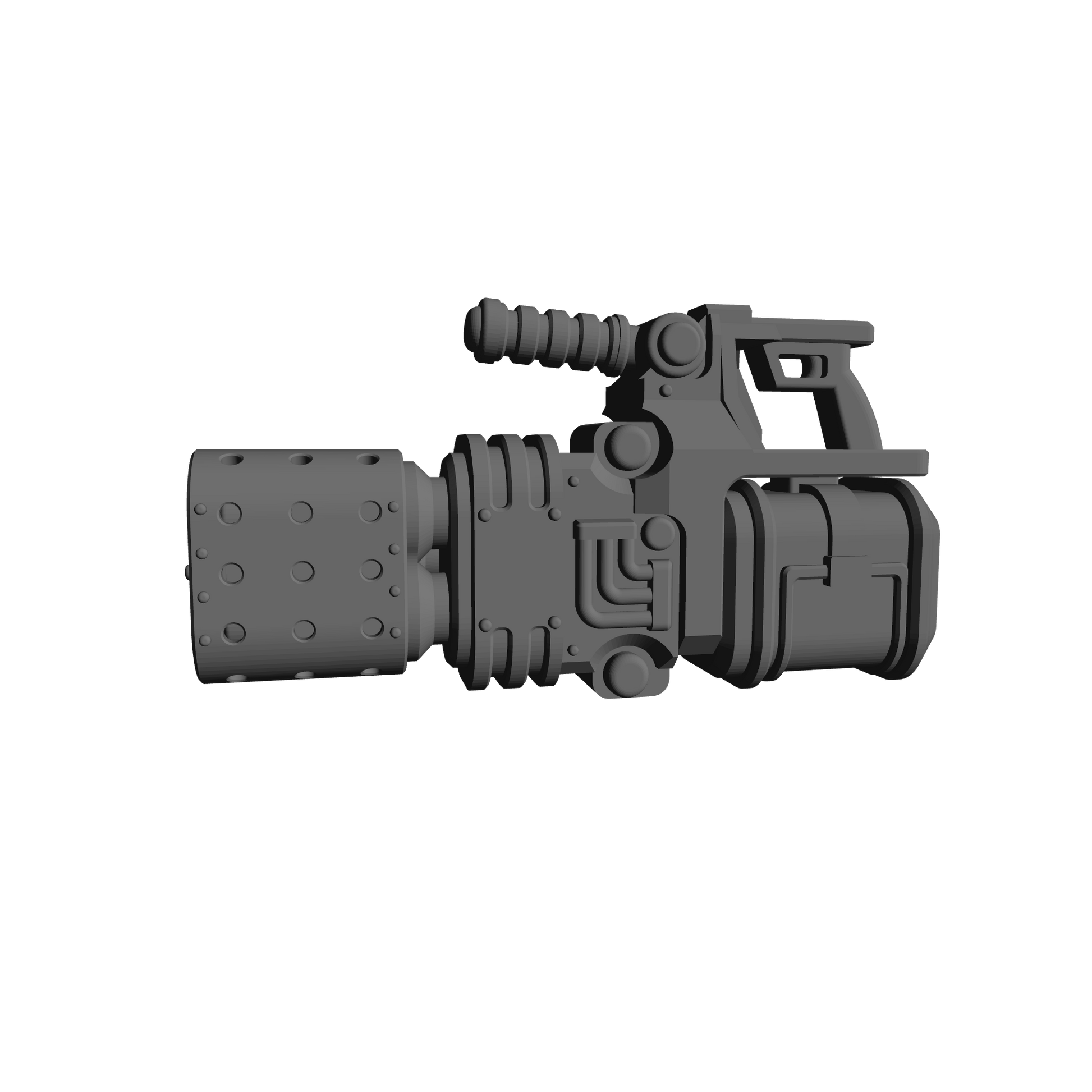 Veteran Warrior Heavy Flamer Type 30 compatible with JoyToy 1:18 scale armored action figures custom resin weapon