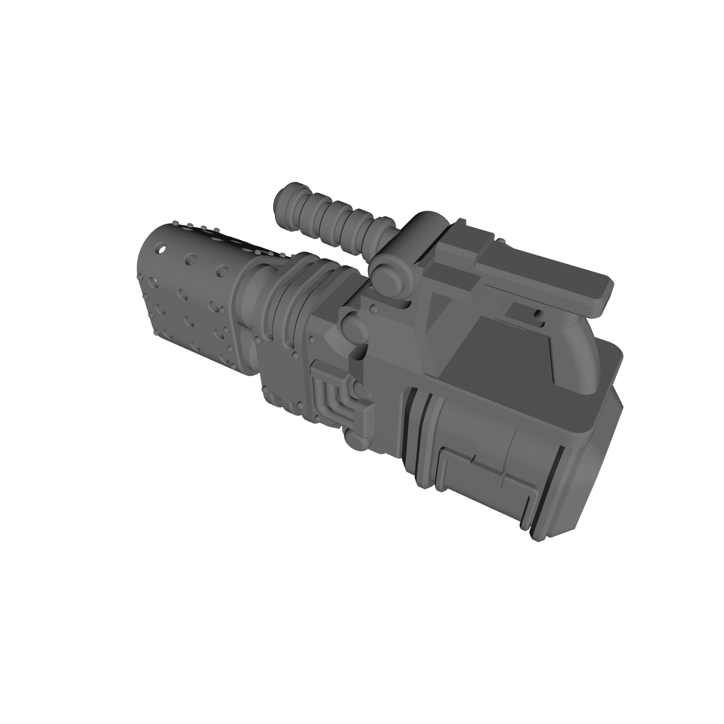 Veteran Warrior Heavy Flamer Type 30 compatible with JoyToy 1:18 scale armored action figures custom resin weapon