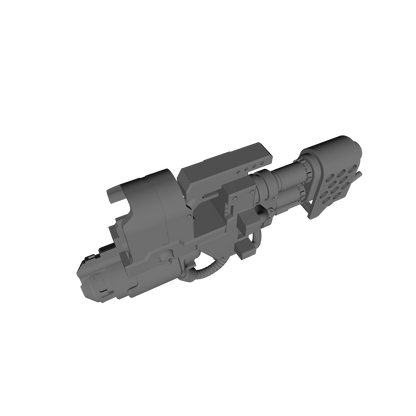 Veteran Warrior Heavy Flamer V2 compatible with JoyToy 1:18 scale armored action figures custom resin weapon